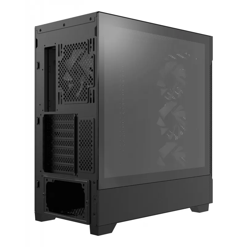 XPG STARKER AIR BTF Midi Tower Juodas, korpusas, ATX, EATX, micro ATX, Mini-ITX, SPCC, grūdintas stiklas