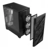 XPG STARKER AIR BTF Midi Tower Juodas, korpusas, ATX, EATX, micro ATX, Mini-ITX, SPCC, grūdintas stiklas