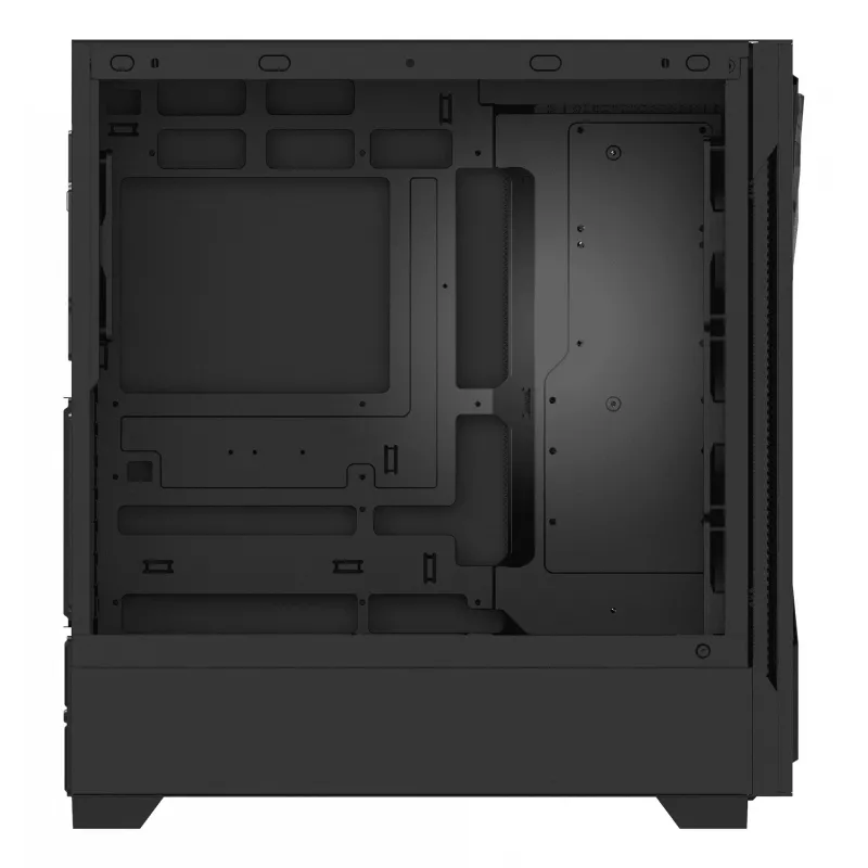 XPG STARKER AIR BTF Midi Tower Juodas, korpusas, ATX, EATX, micro ATX, Mini-ITX, SPCC, grūdintas stiklas