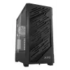 XPG STARKER AIR BTF Midi Tower Juodas, korpusas, ATX, EATX, micro ATX, Mini-ITX, SPCC, grūdintas stiklas
