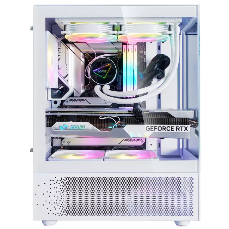 XPG INVADER X MINI kompaktiškas vidutinio bokšto korpusas baltas