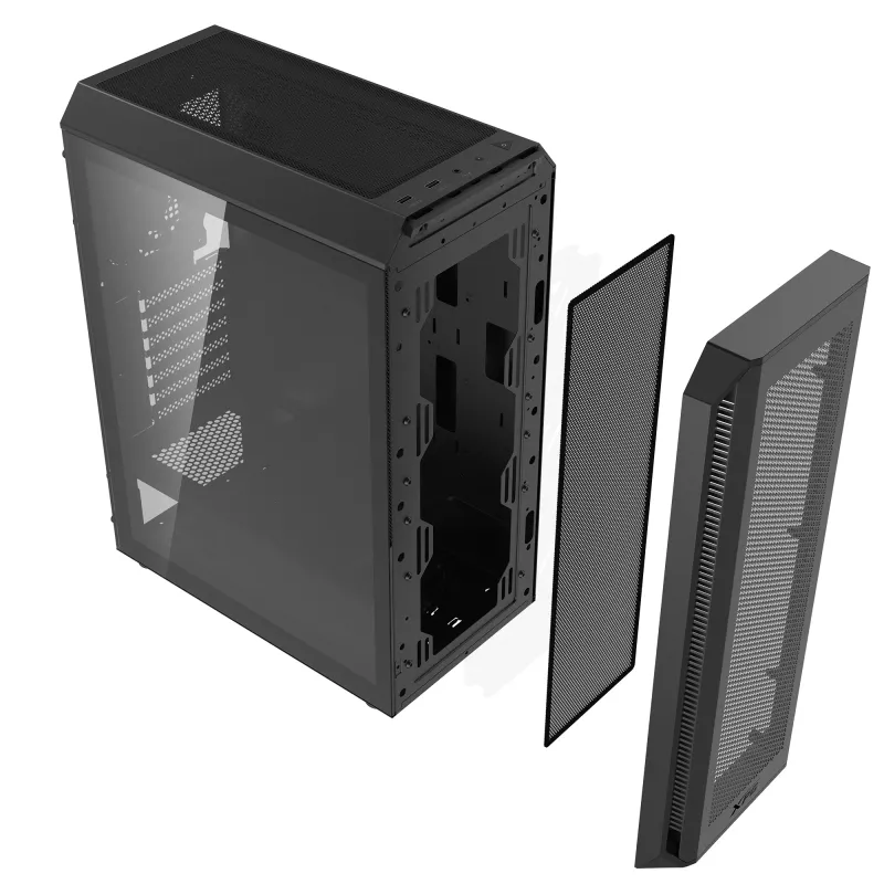 Korpusas XPG VALOR AIR PLUS Midi Tower Juodas