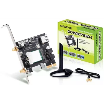 GIGABYTE GC-WB1733D-I vidinė tinklo plokštė WLAN / Bluetooth 1733 Mbit/s