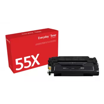 Everyday™ juodas toneriai, Xerox, suderinamas su HP 55X (CE255X), didelės talpos