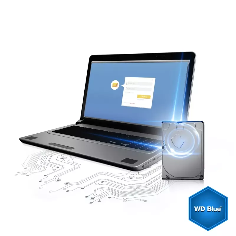 WESTERN DIGITAL kietasis diskas WD Blue WD5000AZLX – 500 GB, SATA 3.5 colio, 7200 aps./min., 32 MB buferis