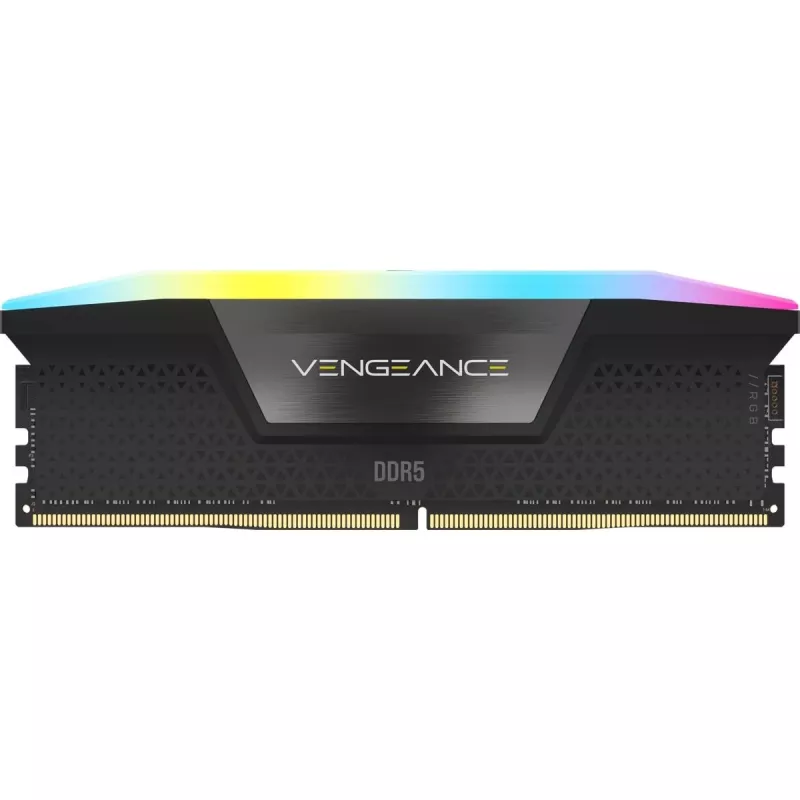 CORSAIR Vengeance RGB 32 GB (2x16 GB) DDR5 6000 MHz CL36 atminties rinkinys juodas