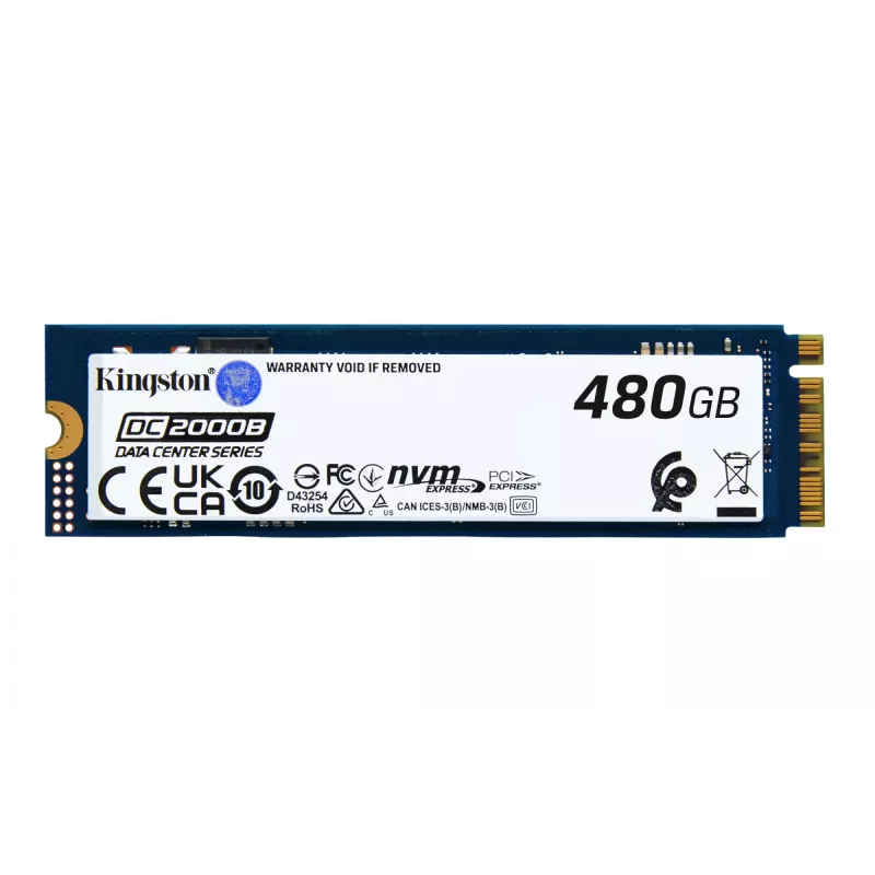 Kingston Technology 480G DC2000B PCIe 4.0 M.2 2280 „Enterprise“ SSD