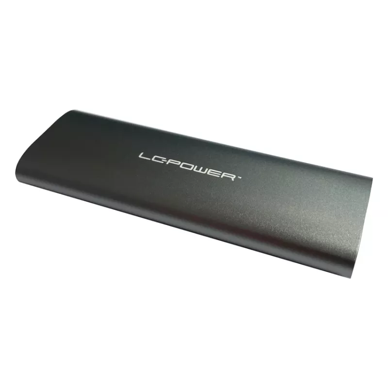 LC-Power M.2 SSD išorinis dėklas (NVMe ir SATA), USB 3.2 Gen.2x1, aliuminis - LC-M2-C-MULTI-2