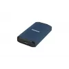 TRANSCEND SSD ESD410C nešiojamas diskas 1TB USB-C / A tamsiai mėlynas