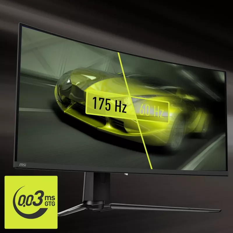 Monitorius MSI MAG 341CQPDE QD-OLED 86,4 cm (34 colių) 3440 x 1440 pikselių UltraWide Quad HD juodas