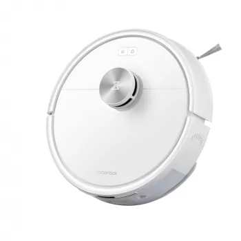 Roborock Q7 TF+ belaidis robotas dulkių siurblys su šlapiu valymu ir automatine baze – balta