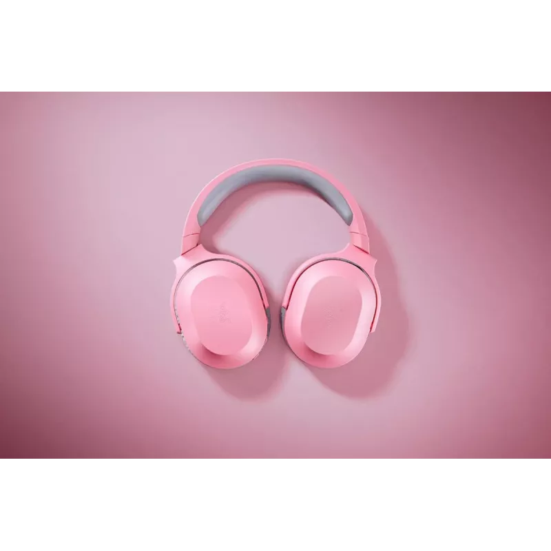 RAZER Barracuda X ausinės – stereo, laidinės ir belaidės, USB-C, kvarcinis rožinis