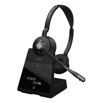 Jabra Engage 75 SE - Stereo, belaidis ausinių rinkinys, 40–16000 Hz, biurui/skambučių centrui, 90 g, juoda