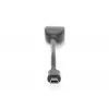 DIGITUS USB 2.0 adapterinis kabelis, OTG, mini B - A M/F, 20 cm, juodas