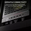 Korpusas CORSAIR FRAME 5000D RS ARGB Midi Tower Juodas — ATX, palaiko 3x140mm priekinius ventiliatorius, 2.5/3.5 colio diskus