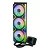 XPG LEVANTE II 360 Black, viskas viename skysčio aušintuvas, 12 cm, juodas
