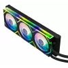 XPG LEVANTE II 360 Black, viskas viename skysčio aušintuvas, 12 cm, juodas