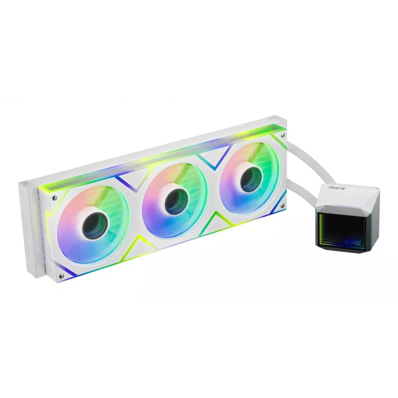 XPG LEVANTE II 360 White, vandens aušintuvas AIO, 12 cm, Baltas