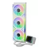 XPG LEVANTE II 360 White, vandens aušintuvas AIO, 12 cm, Baltas