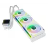 XPG LEVANTE II 360 White, vandens aušintuvas AIO, 12 cm, Baltas
