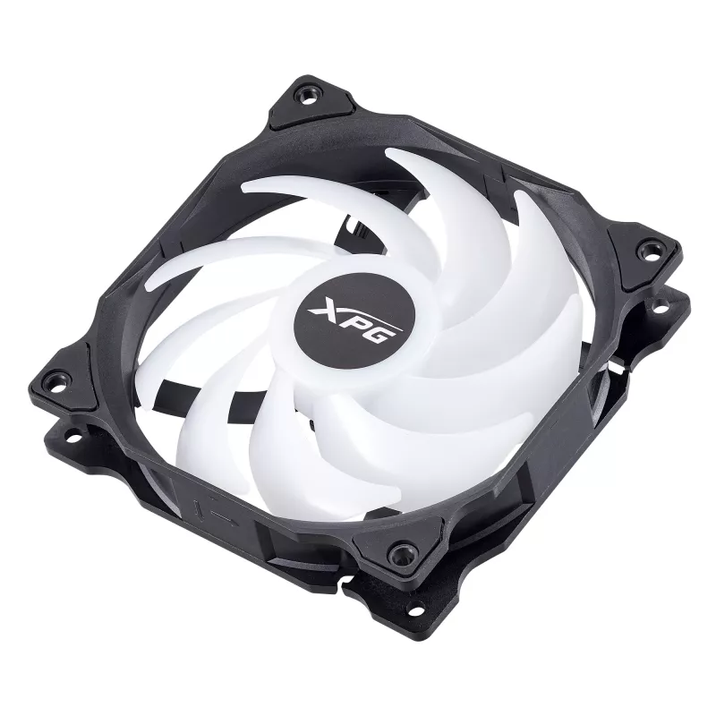XPG VENTO 120 ARGB PWM (3 vnt.) Juodas, Ventiliatorius, 12 cm, 300 RPM, 1650 RPM