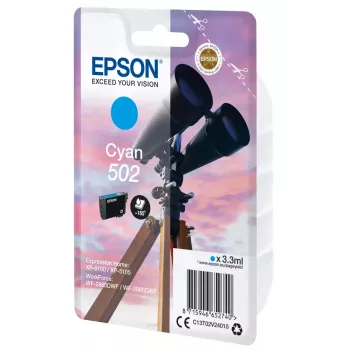 Kasetė Epson 502 Cyan C13T02V24010