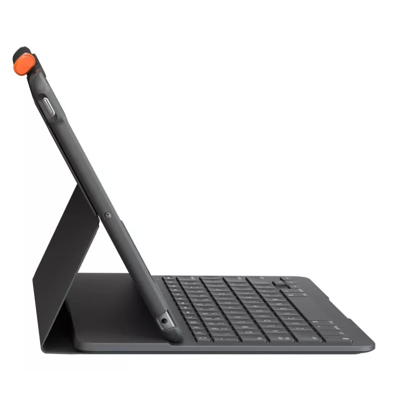 LOGITECH Slim Folio iPad 7 kartos Graphite Qwertz Deutsch