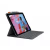 LOGITECH Slim Folio iPad 7 kartos Graphite Qwertz Deutsch