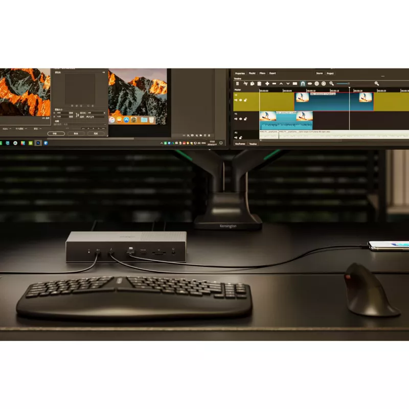 Kensington SD5000T5 EQ Thunderbolt 5 Triple 4K Dock su 140W PD - Windows/macOS