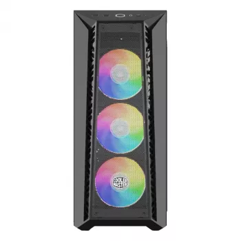 COOLER MASTER MasterBox Lite 520 Mesh Midi Tower juodas korpusas