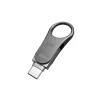 SILICON POWER Mobile C80 - 32GB Dviguba USB atmintinė - Type-C / Type-A - Pilka