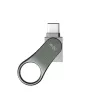 SILICON POWER Mobile C80 - 32GB Dviguba USB atmintinė - Type-C / Type-A - Pilka