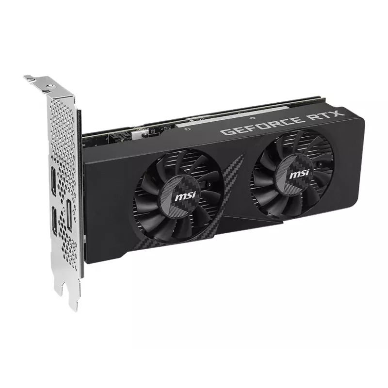 MSI vaizdo plokštė GeForce RTX 3050 6 GB GDDR6, PCIe x8 4.0, 1492 MHz boost, 96 bit, 2x HDMI 2.1 + DP 1.4a, 70 W, 2 ventiliatoriai, FH/HL