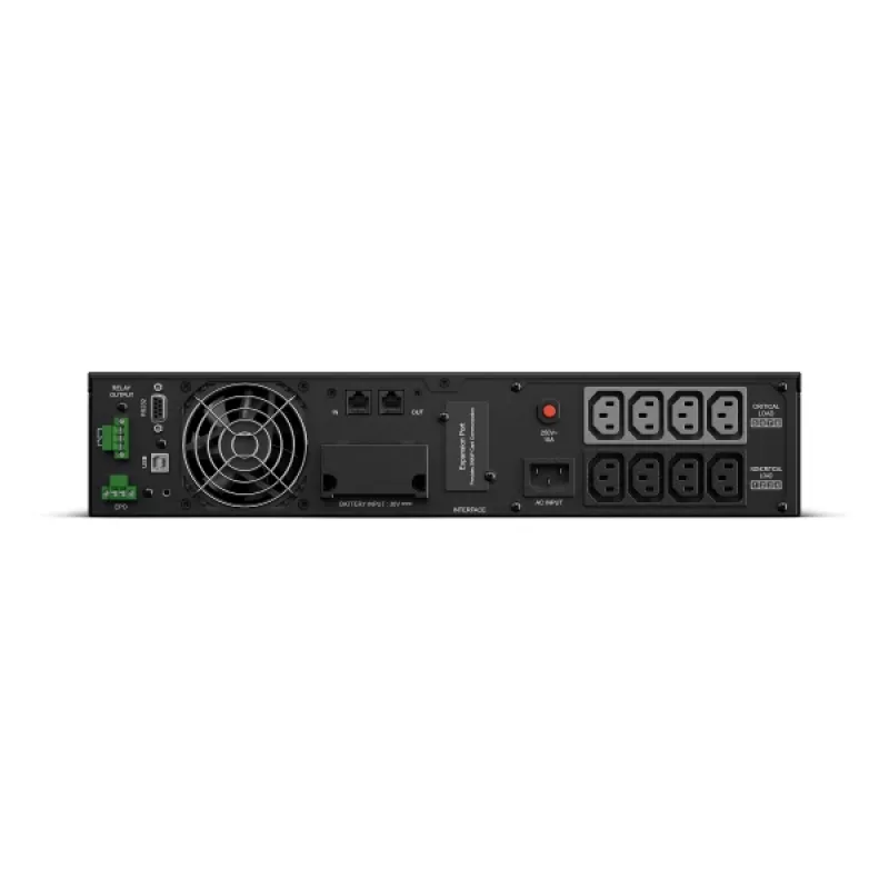 Nepertraukiamo maitinimo šaltinis CyberPower OL1500ERTXL2U, dvigubos konversijos (Online), 1.5 kVA / 1350 W, 8 lizdų