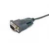 Equip USB-A į Serial (DB9) laidas, vyriškas/vyriškas, 1,5 m, juodas