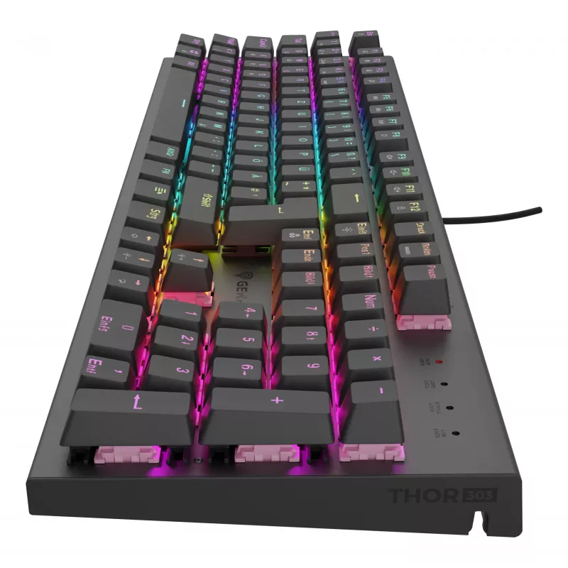 GENESIS NKG-2179 klaviatūra, žaidimų, USB, QWERTZ, vokiškas išdėstymas, juoda
