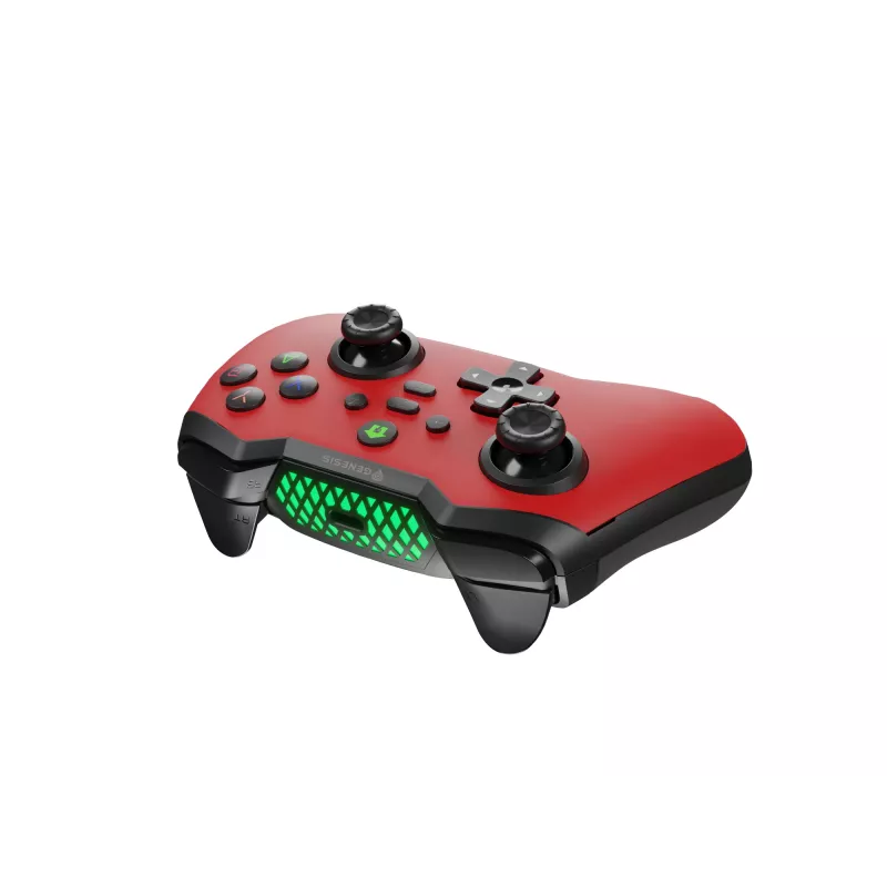 Belaidis žaidimų pultas GENESIS Mangan 400 Raudonas, Android, MAC, Nintendo Switch, PC, iOS