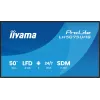 iiyama LH5075UHS-B2AG vaizdo sienelė 125,7 cm (49,5 col.) LCD Wi-Fi 500 cd/m² 4K Ultra HD juoda su įmontuotu procesoriumi Android 24/7
