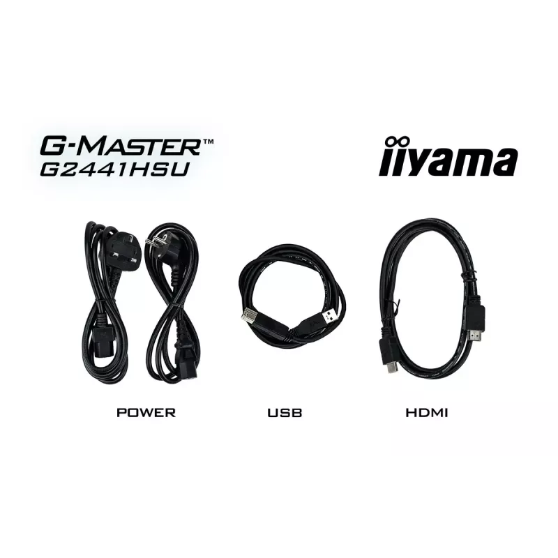 Monitorius IIYAMA G2441HSU 23.8 colio IPS 1920x1080 144Hz 1ms MPRT, FreeSync, garsiakalbiai, USB šakotuvas, VESA