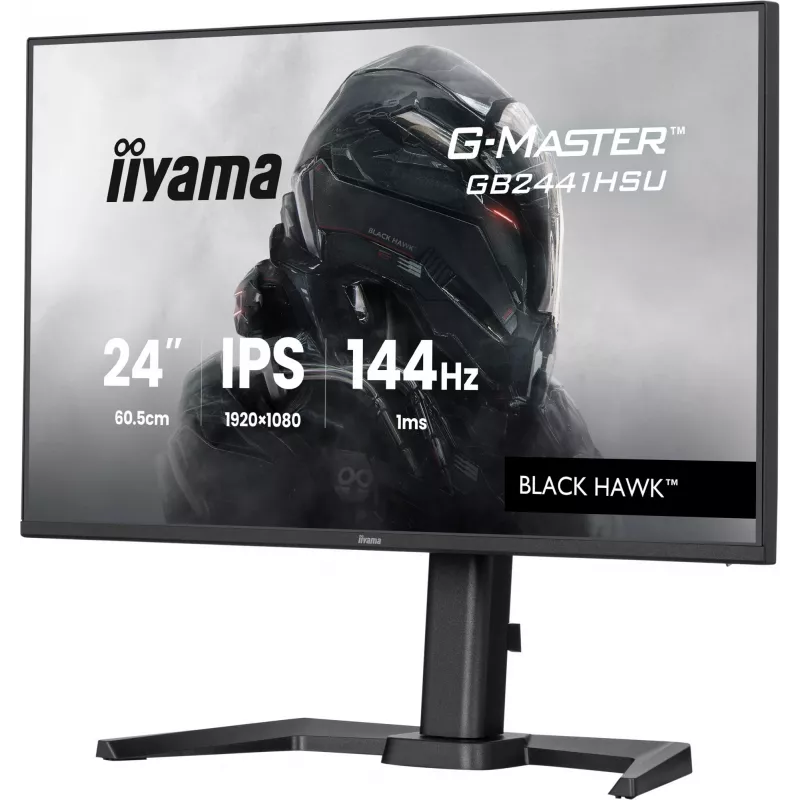 iiyama G-MASTER GB2441HSU-B1 kompiuterio monitorius 60,5 cm (23,8 colio) 1920 x 1080 pikselių Full HD LED juodas