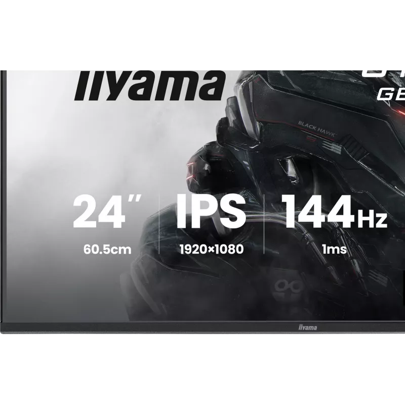 iiyama G-MASTER GB2441HSU-B1 kompiuterio monitorius 60,5 cm (23,8 colio) 1920 x 1080 pikselių Full HD LED juodas
