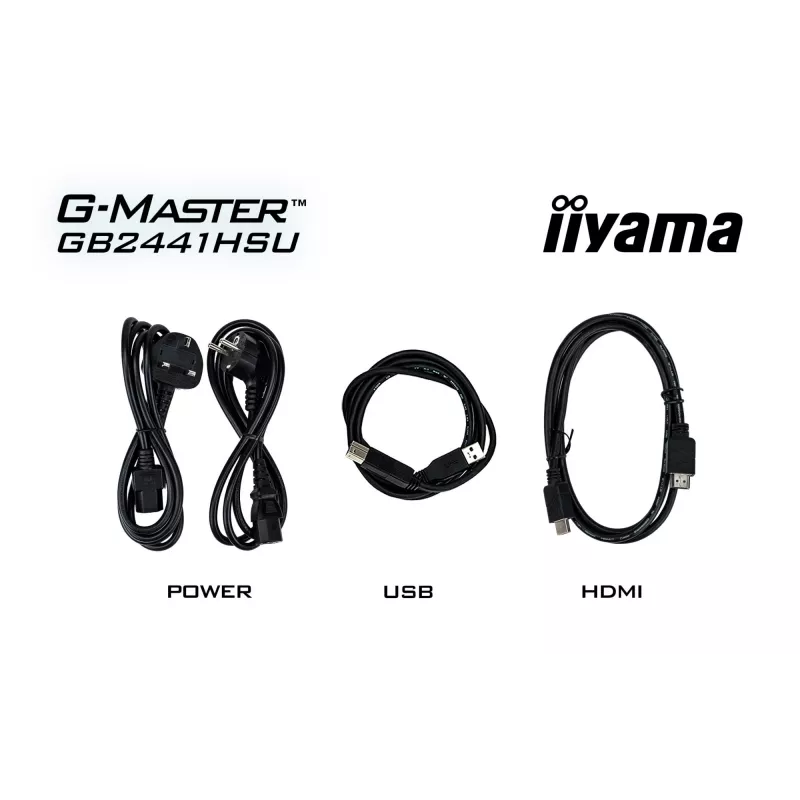 iiyama G-MASTER GB2441HSU-B1 kompiuterio monitorius 60,5 cm (23,8 colio) 1920 x 1080 pikselių Full HD LED juodas