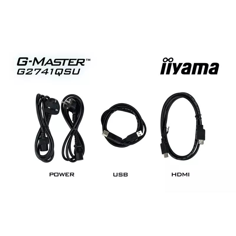 Monitorius iiyama G-MASTER G2741QSU-B1 27 colių QHD IPS 144Hz 1ms G-Sync