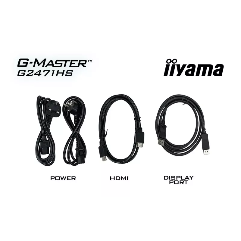 Monitorius iiyama G-MASTER G2471HS-B1 60,5 cm (23,8 colio) 1920 x 1080 pikselių Full HD juodas