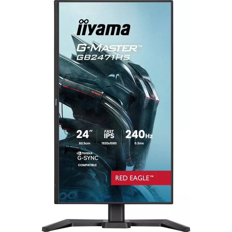 Monitorius iiyama G-MASTER GB2471HS-B1 60.5 cm (23.8 inch) Full HD 1920x1080 Juodas