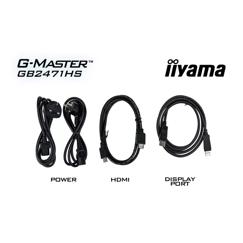 Monitorius iiyama G-MASTER GB2471HS-B1 60.5 cm (23.8 inch) Full HD 1920x1080 Juodas