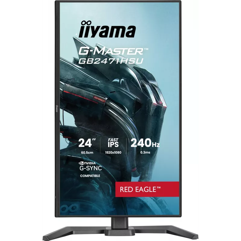 Monitorius iiyama G-MASTER GB2471HSU-B1 60,5 cm (23,8 col.) 1920 x 1080 pikselių Full HD juodas