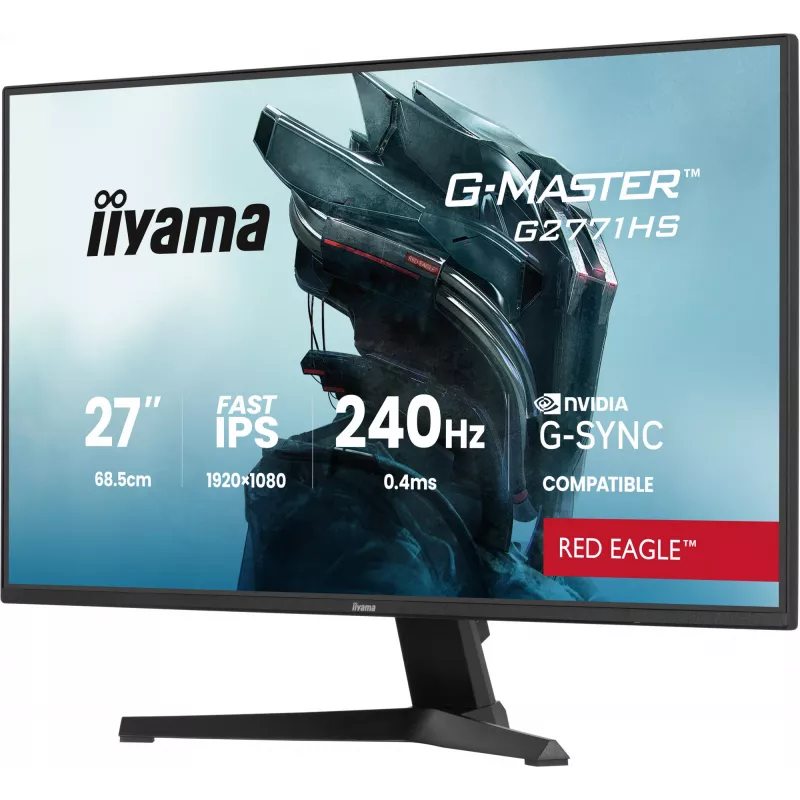 Monitorius iiyama G-MASTER G2771HS-B1 68,6 cm (27 colių) Full HD 1920x1080 juodas