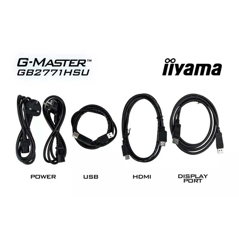 iiyama G-MASTER GB2771HSU-B1 kompiuterio monitorius 68,6 cm (27 colių) 1920 x 1080 pikselių Full HD juodas