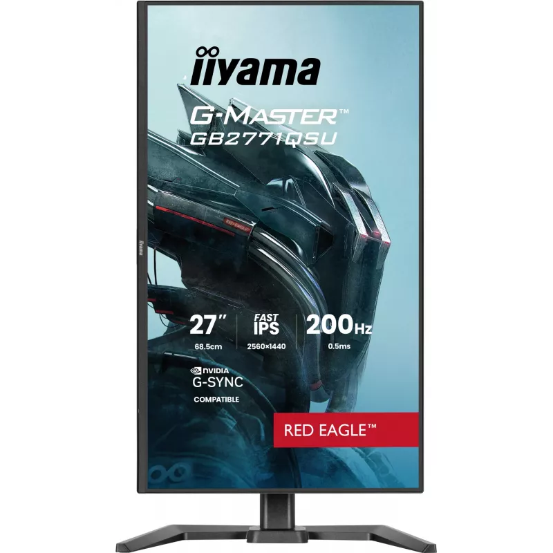Monitorius iiyama G-MASTER GB2771QSU-B1 27 colių WQHD 2560x1440 200Hz 0.5ms MPRT